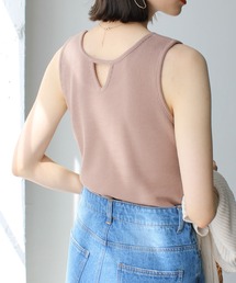 GeeRA | 前後2wayスリットネックワッフルタンクトップ(タンクトップ)