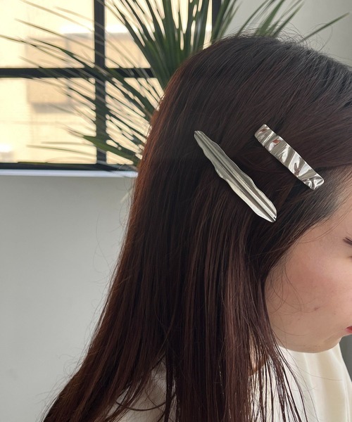 LOWRYS FARM(ローリーズファーム)の「セットミニバレッタ 904520(バレッタ/ヘアクリップ・レディース・ゴールド/シルバー・FREE)」の1枚目の写真