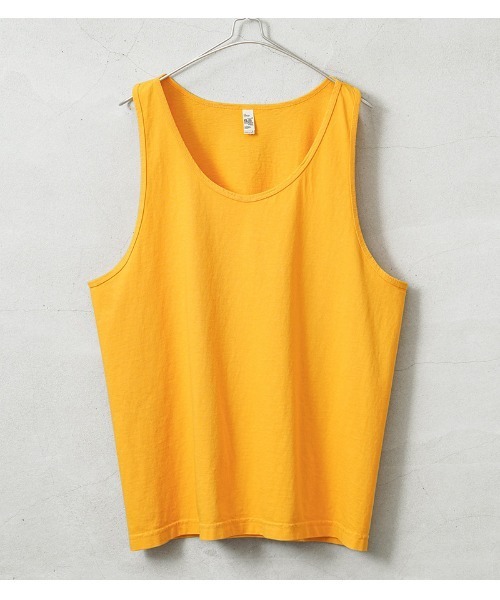WAIPER.inc(ワイパーインク)の「LOS ANGELES APPAREL 6.5OZ GD BASIC MENS TANK(タンクトップ・メンズ・ホワイト/ブラック/ミント/セージグリーン/ネイビー/イエロー・S/M/L/XL)」の6枚目の写真