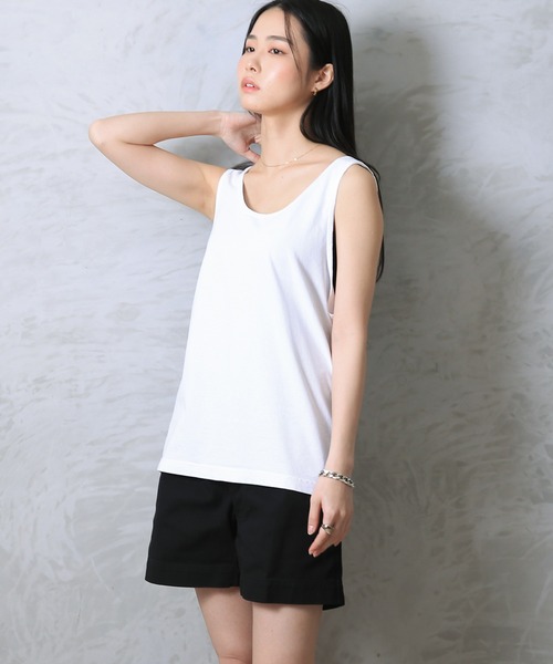 WAIPER.inc(ワイパーインク)の「LOS ANGELES APPAREL 6.5OZ GD BASIC MENS TANK(タンクトップ・メンズ・ホワイト/ブラック/ミント/セージグリーン/ネイビー/イエロー・S/M/L/XL)」の16枚目の写真