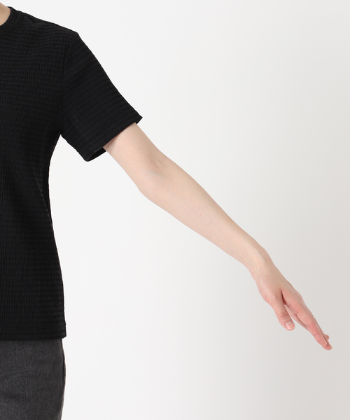 JOURNAL STANDARD relume（ジャーナルスタンダード　レリューム）の「ストレッチクレープクルーネックTEE（Tシャツ/カットソー・レディース・ブラック/ネイビー/ブルー・FREE）」の17枚目の写真