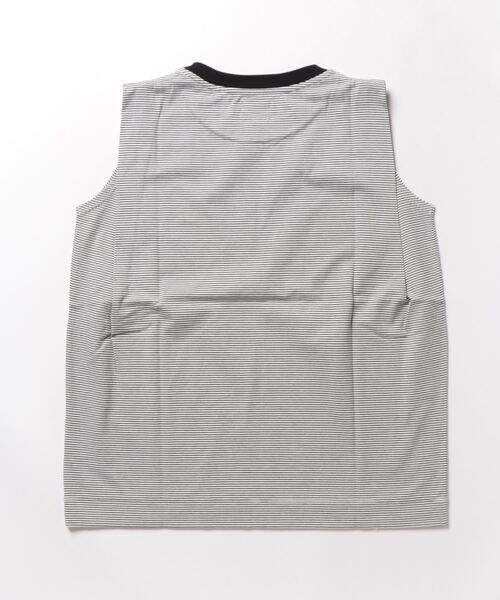 Lee(リー)の「Lee/リー ロゴ刺繍ノースリーブ カットソー(Tシャツ/カットソー・レディース・ホワイト/チャコールグレー/ライトグリーン/パープル/イエロー/ブラック系その他・SMALL/MEDIUM)」の7枚目の写真