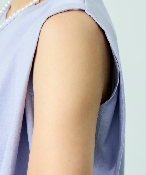 Lee(リー)の「Lee/リー ロゴ刺繍ノースリーブ カットソー(Tシャツ/カットソー・レディース・ホワイト/チャコールグレー/ライトグリーン/パープル/イエロー/ブラック系その他・SMALL/MEDIUM)」の19枚目の写真