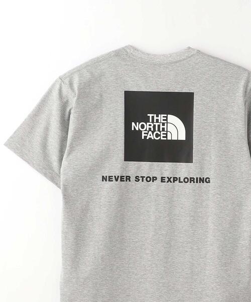 THE NORTH FACE（ザノースフェイス）の「＜THE NORTH FACE＞ SHORT SLEEVE BACK SQUARE LOGO TEE/Tシャツ（Tシャツ/カットソー・メンズ・ブラック/グレー/その他1/ホワイト・M/XL/L）」の3枚目の写真
