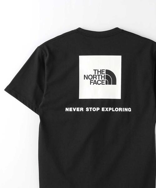 THE NORTH FACE（ザノースフェイス）の「＜THE NORTH FACE＞ SHORT SLEEVE BACK SQUARE LOGO TEE/Tシャツ（Tシャツ/カットソー・メンズ・ブラック/グレー/その他1/ホワイト・M/XL/L）」の2枚目の写真