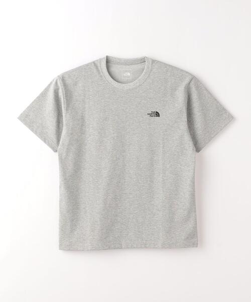 THE NORTH FACE（ザノースフェイス）の「＜THE NORTH FACE＞ SHORT SLEEVE BACK SQUARE LOGO TEE/Tシャツ（Tシャツ/カットソー・メンズ・ブラック/グレー/その他1/ホワイト・M/XL/L）」の5枚目の写真