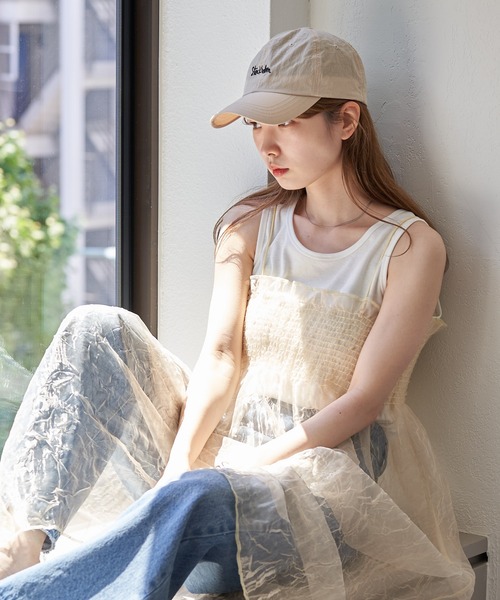 Kastane（カスタネ）の「【2023SSカタログ掲載アイテム】シャーリングシアーワンピース（ワンピース・レディース・イエロー・FREE）」の17枚目の写真