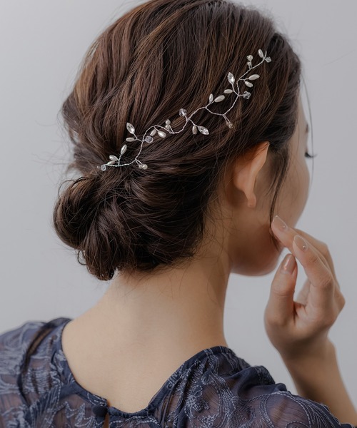 epic day(エピックデイ)の「リーフモチーフヘッドドレス(その他ヘアアクセサリー・レディース・ゴールド/シルバー/シルバー系/ゴールド系・F)」の1枚目の写真