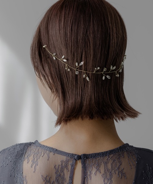 epic day(エピックデイ)の「リーフモチーフヘッドドレス(その他ヘアアクセサリー・レディース・ゴールド/シルバー/シルバー系/ゴールド系・F)」の4枚目の写真