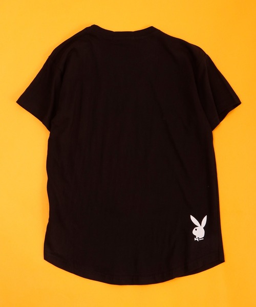 【 即完レア 】THE CRIMIE× PLAYBOY/ ロゴ半袖シャツ 黒 L PLAYBOYロゴプリントTシャツ 半袖（Tシャツ/カットソー）｜PLAYBOY