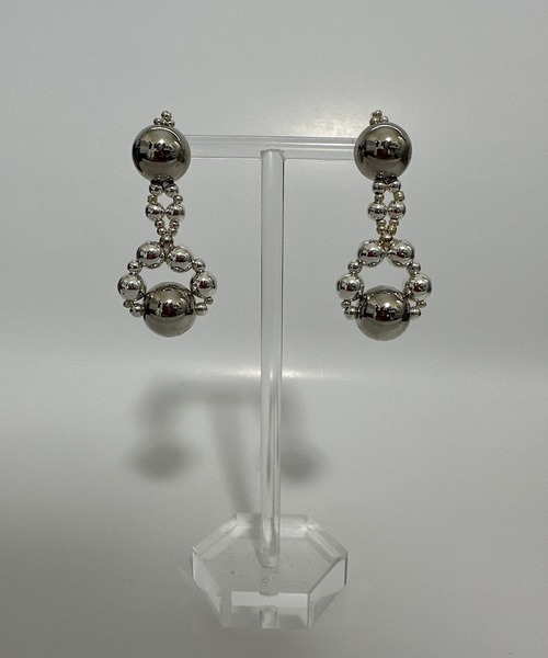 CHANEL グレー ピアス(両耳用) CHANEL グレー ピアス(両耳用)
