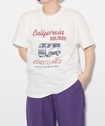 【 TOYOTA / トヨタ 】 ランドクルーザー カルフォルニアハイエース Tシャツ 半袖 2201TY01 ONI