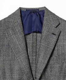 【美品】ブリッラペルイルグスト ロロピアーナシルクエアー　グレンプレイド　46 美品】ブリッラペルイルグスト ロロピアーナシルクエアー グレン