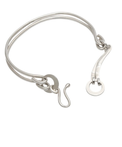 YArKA（ヤーカ）の「【YArKA/ヤーカ】assembly parts double line bangle [tojir un]/多パーツダブルラインバングル（バングル/リストバンド・メンズ・シルバー・M/L）」の13枚目の写真