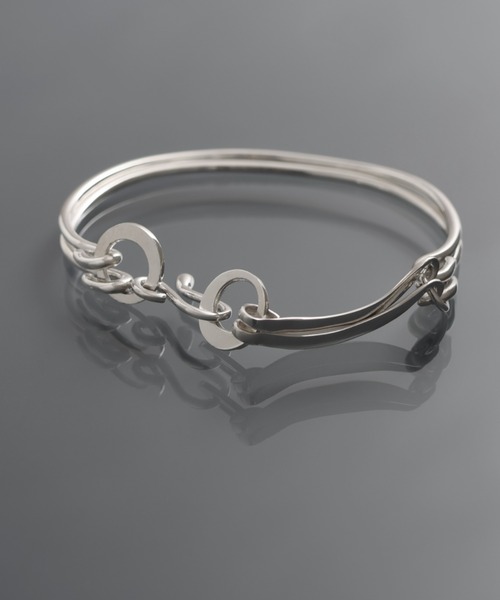 YArKA（ヤーカ）の「【YArKA/ヤーカ】assembly parts double line bangle [tojir un]/多パーツダブルラインバングル（バングル/リストバンド・メンズ・シルバー・M/L）」の11枚目の写真