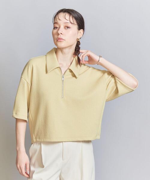 【6roku b&y UNITED ARROWS】ハーフジップトップス 6 (ROKU) - 【6roku b&y UNITED ARROWS】ハーフジップトップスの