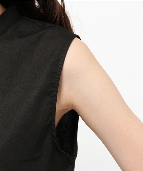 N.(N. Natural Beauty Basic)(エヌエヌナチュラルビューティーベーシック)の「チュニックノースリシャツ(シャツ/ブラウス・レディース・ホワイト/ブラウン/オレンジ/ブラック・MEDIUM)」の9枚目の写真