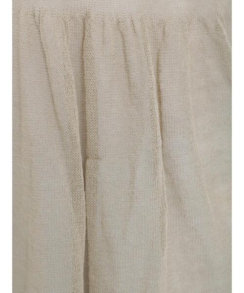 Samansa Mos2（サマンサ モスモス）の「ペプラムシアーニットカーディガン（カーディガン/ボレロ・レディース・チャコールグレー/ベージュ/レッド・F）」の15枚目の写真