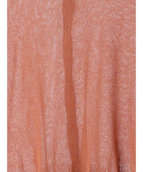 Samansa Mos2（サマンサ モスモス）の「ペプラムシアーニットカーディガン（カーディガン/ボレロ・レディース・チャコールグレー/ベージュ/レッド・F）」の22枚目の写真