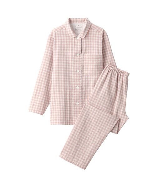 セール】脇に縫い目のない 二重ガーゼパジャマ（ルームウェア/パジャマ