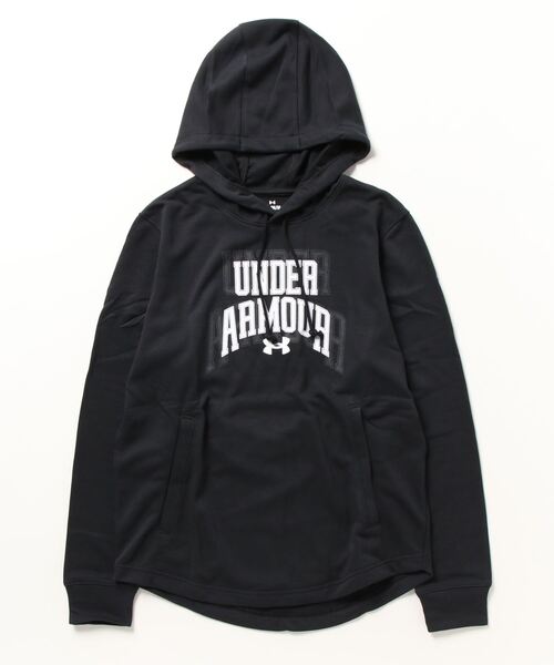 UNDER ARMOUR（アンダーアーマー）の「アンダーアーマー  UAライバルテリー グラフィック フーディー（パーカー・メンズ・ベージュ/ブラック・3L/M/LL/L）」の2枚目の写真