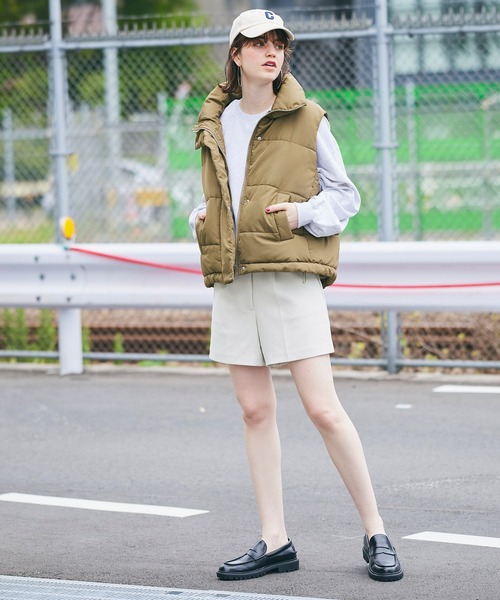 coca（coca）（コカ）の「トラペーズショートパンツ（その他パンツ・レディース・ブラック/アイボリー・M/L）」の5枚目の写真