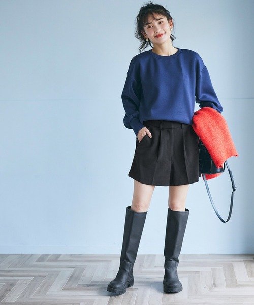 coca（coca）（コカ）の「トラペーズショートパンツ（その他パンツ・レディース・ブラック/アイボリー・M/L）」の11枚目の写真