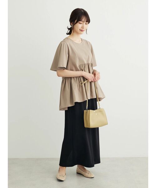 Green　Parks（グリーンパークス）の「・LENA　エナメルバレエシューズ（パンプス・レディース・ブラック/レッド/ベージュ・M/L/S/LL）」の13枚目の写真