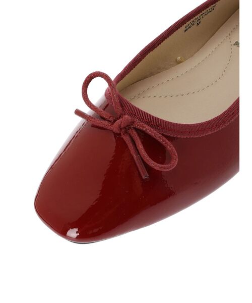 Green　Parks（グリーンパークス）の「・LENA　エナメルバレエシューズ（パンプス・レディース・ブラック/レッド/ベージュ・M/L/S/LL）」の10枚目の写真