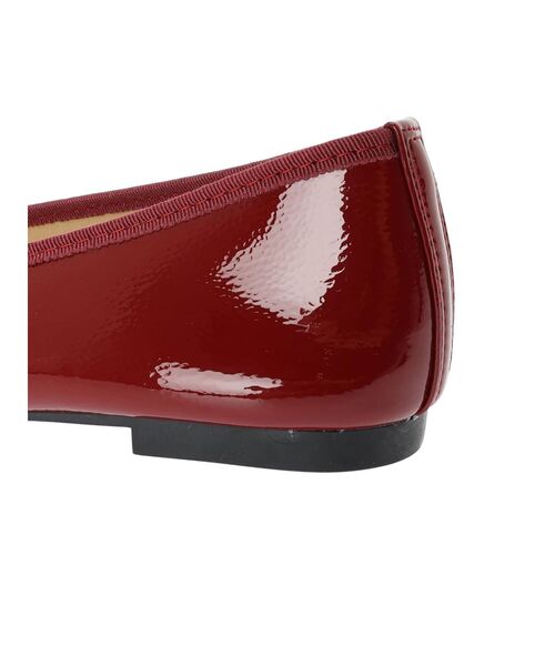 Green　Parks（グリーンパークス）の「・LENA　エナメルバレエシューズ（パンプス・レディース・ブラック/レッド/ベージュ・M/L/S/LL）」の9枚目の写真