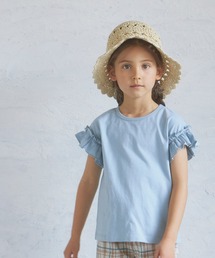 pairmanon（ペアマノン）の「選べるフリルデザイン ガールズ半袖Tシャツ（Tシャツ/カットソー・キッズ）」