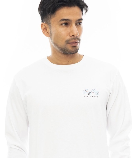 BILLABONG（ビラボン）の「【直営店限定】BILLABONG メンズ BACK WAVE ロンＴ 【2023年秋冬モデル】/ビラボンウェーブブランドロゴバックプリントロングスリーブTシャツ（Tシャツ/カットソー・メンズ・ゴールド/ブルー/ブラック/ホワイト・LARGE/X-LARGE/MEDIUM）」の13枚目の写真