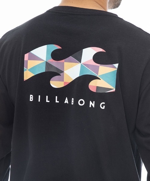 BILLABONG（ビラボン）の「【直営店限定】BILLABONG メンズ BACK WAVE ロンＴ 【2023年秋冬モデル】/ビラボンウェーブブランドロゴバックプリントロングスリーブTシャツ（Tシャツ/カットソー・メンズ・ゴールド/ブルー/ブラック/ホワイト・LARGE/X-LARGE/MEDIUM）」の12枚目の写真