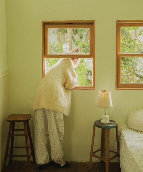 forksy.(フォルクシー)の「【forksy.】小花柄ルーズカーゴパンツ(カーゴパンツ・レディース・ブルー系/ピンク系・L/M)」の7枚目の写真