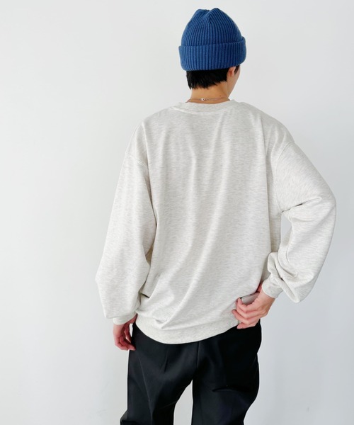 MLB（メジャーリーグベースボール）の「【WEB限定/別注】MLB(エムエルビー)/メジャーリーグ ワンポイントロゴ刺繍 ビッグシルエット スウェット クルーネックプルオーバー（スウェット・レディース・その他2/ブラック/ネイビー/グレー系その他/グレー/その他1・L/M）」の7枚目の写真