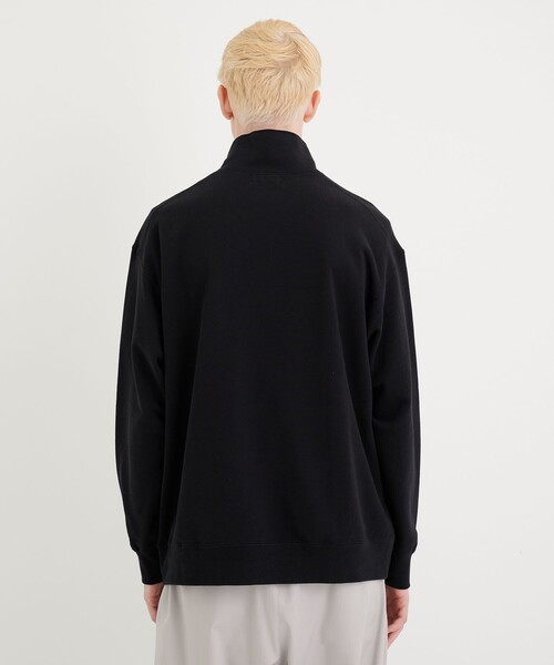 CITY TOKYO（シティトウキョウ）の「コンフォートリラックスハーフジップスウェット（スウェット・メンズ・ブラック/カーキ/オフホワイト・1/2/3）」の20枚目の写真