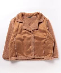 異素材切り替え ボアコート