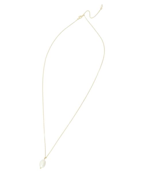 HALUHIROINE（ハルヒロイン）の「淡水パールワンポイントネックレス（ネックレス・レディース・ゴールド・FREE）」の13枚目の写真