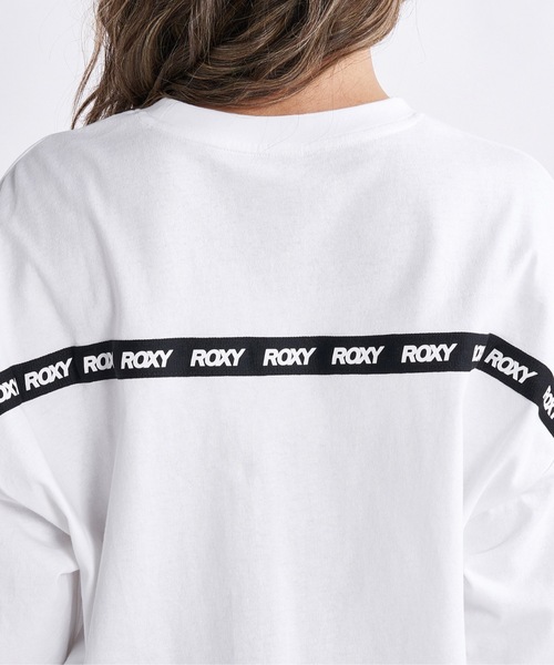 ROXY(ロキシー)の「ITS TIME LS/ロキシーフロントブランドロゴUVカット付きフィットネスロングカットソー(Tシャツ/カットソー・レディース・ホワイト/グレー/ブラック・LARGE/MEDIUM/SMALL)」の6枚目の写真