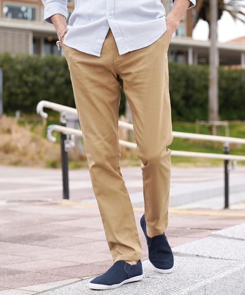 jiggys shop(ジギーズショップ)の「テーパードスリムチノパンツ(チノパンツ・メンズ・ホワイト/ブラック/ベージュ/ネイビー/カーキ・SMALL/MEDIUM/LARGE/X-LARGE)」の11枚目の写真