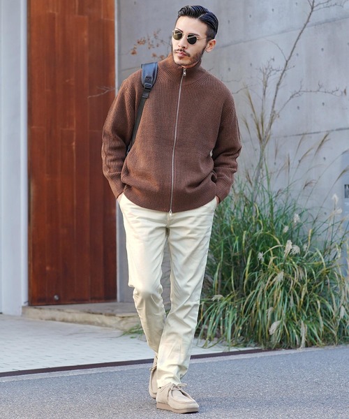 jiggys shop(ジギーズショップ)の「テーパードスリムチノパンツ(チノパンツ・メンズ・ホワイト/ブラック/ベージュ/ネイビー/カーキ・SMALL/MEDIUM/LARGE/X-LARGE)」の6枚目の写真