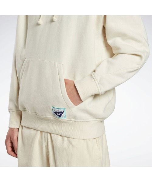 Reebok(リーボック)の「ベクター フーディー / LM ND Vector Hoodie(パーカー・メンズ・ホワイト・LARGE/MEDIUM/SMALL/XX-LARGE/X-LARGE/X-SMALL)」の4枚目の写真
