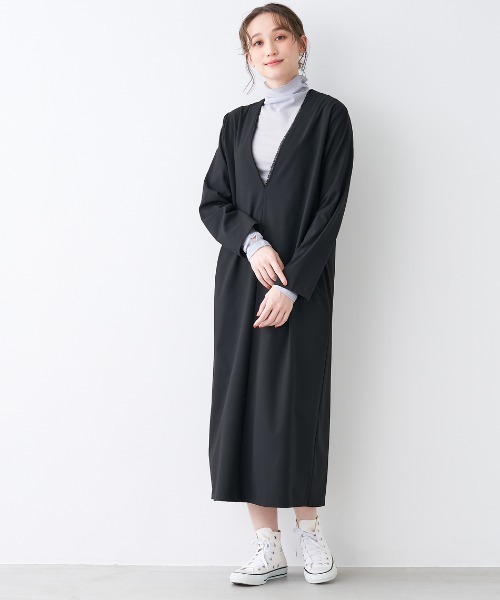 【セール】Vネックワンピース（ワンピース）｜MICA&DEAL（マイカ＆ディール）