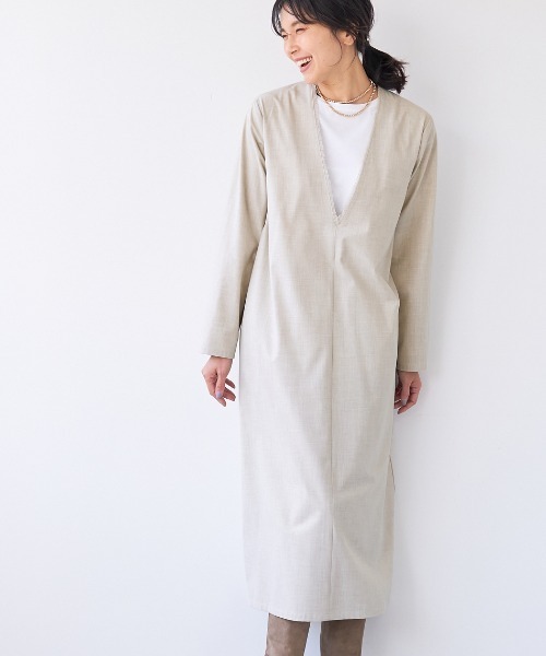 【セール】Vネックワンピース（ワンピース）｜MICA&DEAL（マイカ＆ディール）