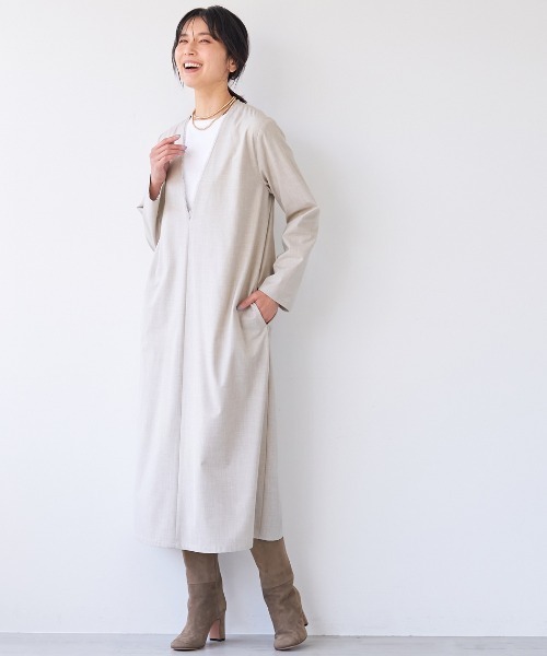 【セール】Vネックワンピース（ワンピース）｜MICA&DEAL（マイカ＆ディール）