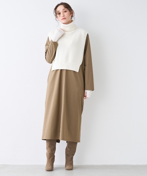 【セール】Vネックワンピース（ワンピース）｜MICA&DEAL（マイカ＆ディール）