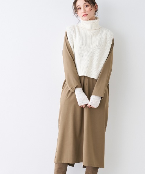 【セール】Vネックワンピース（ワンピース）｜MICA&DEAL（マイカ＆ディール）