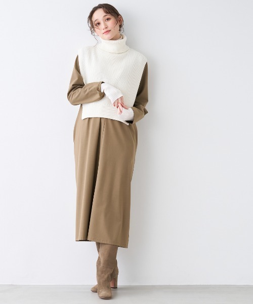 【セール】Vネックワンピース（ワンピース）｜MICA&DEAL（マイカ＆ディール）