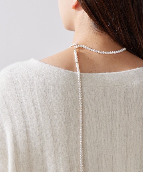 GALLARDAGALANTE（ガリャルダガランテ）の「【2.718】アレンジチョーカー（チョーカー・レディース・ホワイト/シルバー・FREE）」の4枚目の写真