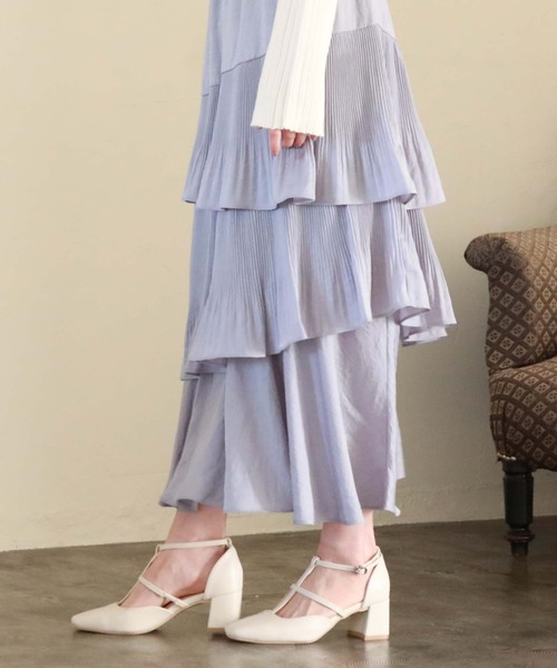 archives(アルシーヴ)の「Tストラップセパレートパンプス(パンプス・レディース・アイボリー/ブラック・LARGE/MEDIUM)」の17枚目の写真